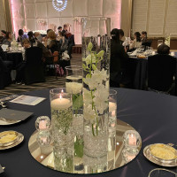 THE CLUB Fujiにて　ゲストテーブル装花