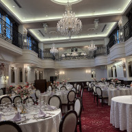 披露宴会場入り口からの景色