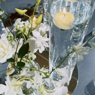 ゲストテーブル装花