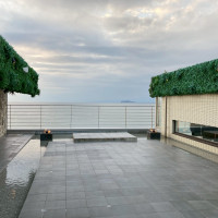 挙式横のスペース