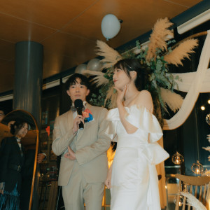 披露宴装飾|789214さんの3＋3CAFE（サンタスサンカフェ）の写真(2628536)