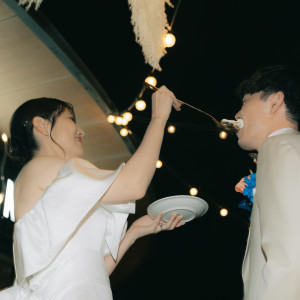 ファーストバイト|789214さんの3＋3CAFE（サンタスサンカフェ）の写真(2628535)