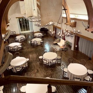 階段からの景色
これは二次会用のセッティングらしい。