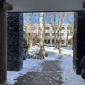 チャペルから出た時の光景です|789350さんの旧軽井沢KIKYOキュリオ・コレクションbyヒルトン(元:旧軽井沢ホテル)の写真(2628998)