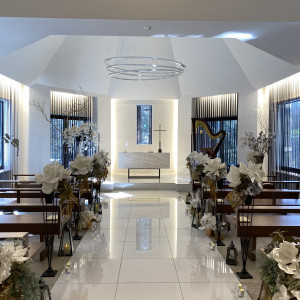 自然光が差し込む素敵なチャペルです|789350さんの旧軽井沢KIKYOキュリオ・コレクションbyヒルトン(元:旧軽井沢ホテル)の写真(2628997)