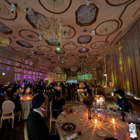 お色直し入場時の会場