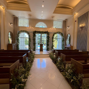 緑に囲まれた空間|789368さんのアーセンティア迎賓館（柏）/テイクアンドギヴ・ニーズウェディングの写真(2629092)