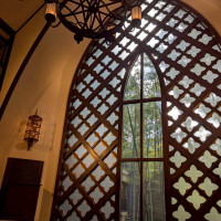 チャペルから見える 竹林