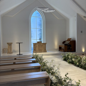 横長のチャペル|789375さんのパークサイドハウス大阪の写真(2629121)