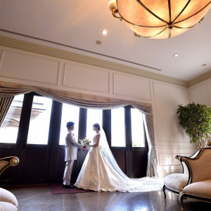 ロビーでの一枚|789383さんのオークラ千葉ホテルの写真(2629127)