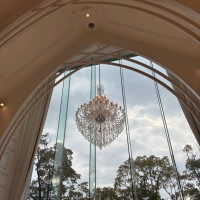 大きなシャンデリア