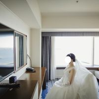 準備は前泊の部屋で行います。