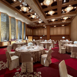 披露宴会場です