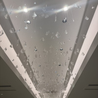 天井に使われているのは、1000個のスワロフスキーです。