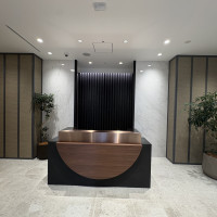 結婚式会場の受付です。