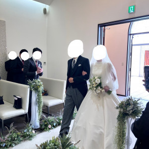 チャペル入場|789592さんのマリエールオークパイン延岡の写真(2629967)