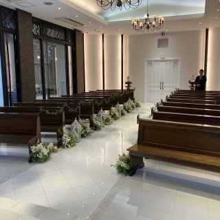 中からのバージンロード