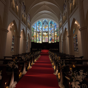 入り口からのチャペル|789669さんのCasa d' Angela Aoyama（カサ・デ・アンジェラ青山）の写真(2630272)