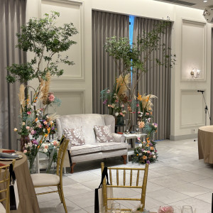 ソファ席の周りにも緑があって素敵でした！|789675さんのサンフィレール岡崎の写真(2630250)