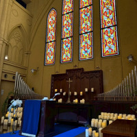 ステンドグラスとキャンドル！