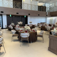 階段ありの披露宴会場