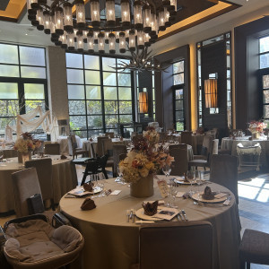 モダンな感じの披露宴会場です|789748さんのBIANCARA HILLSIDE TERRACE（ビアンカーラ ヒルサイドテラス）の写真(2631000)