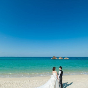 近くのビーチで撮影
お天気に恵まれて海がとても綺麗!!|789753さんのセントレジェンダOKINAWA(CENTLEGENDA OKINAWA)の写真(2630859)