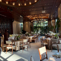 1階の緑あふれる会場です。二次会の会場としても使えるそうです