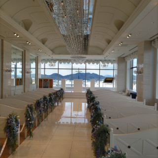 挙式会場の写真です。