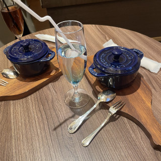 挙式から披露宴の間の軽食、ポトフでした