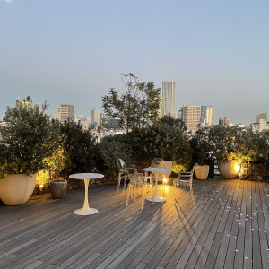 表参道の街並みが見えます。
左側に国立競技場もありました。|789934さんのCentral Terrace TOKYO（セントラル テラス トーキョー）の写真(2631394)