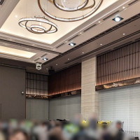 広い披露宴会場