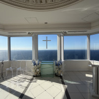 スカイチャペルは写真で見るより実際の方がもっと綺麗でした。