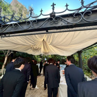 ガーデンでデザートブュッフェ