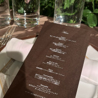 メニュー表(裏)