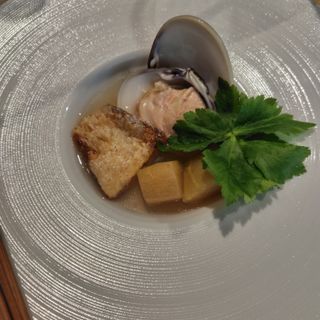 甘鯛と蛤のアクアパッツァ