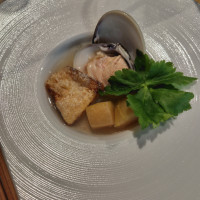 甘鯛と蛤のアクアパッツァ