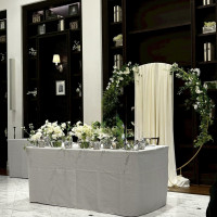 メインバックを希望の雰囲気通り装飾してくださりました。