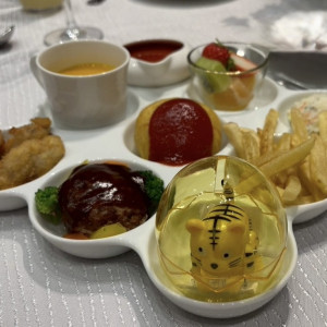 お子様プレート、陰膳の用意も可能でした。|790156さんのコットンハーバークラブ（横浜）/テイクアンドギヴ・ニーズウェディングの写真(2637161)