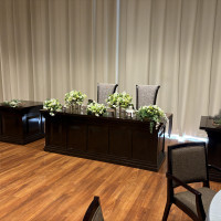 新郎新婦が座るところ