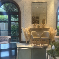 披露宴会場前のスペース