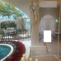 チャペルを出てすぐ
好きな飾りができる