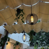 披露宴会場のテラス