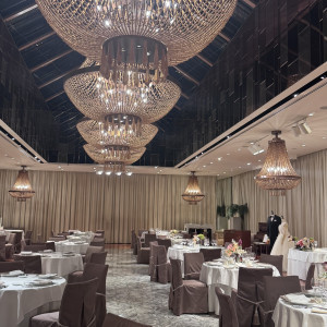 大きい方の披露宴会場|790246さんのラ・フェット ひらまつ （ひらまつウエディング）の写真(2632355)