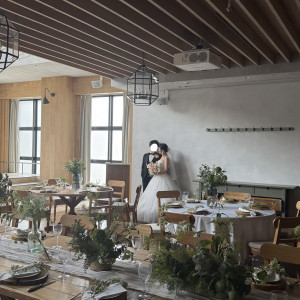 使用していないもう一つのバンケットを撮影で使用|790381さんのInStyle wedding KYOTO/テイクアンドギヴ・ニーズウェディングの写真(2633061)