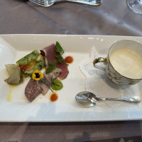 試食 前菜、スープ