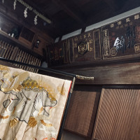 受付場所、土間