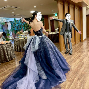 披露宴でデザート・手毬寿司ビュッフェを皆さんに披露した場面|790434さんのアルコラッジョ（arcoraggio）の写真(2634557)