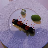 最後に出てきたデザートで、完食にも違うのが出てきました。