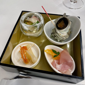 試食会のお料理一品目です。|790438さんの東郷記念館／THE GARDENの写真(2633334)